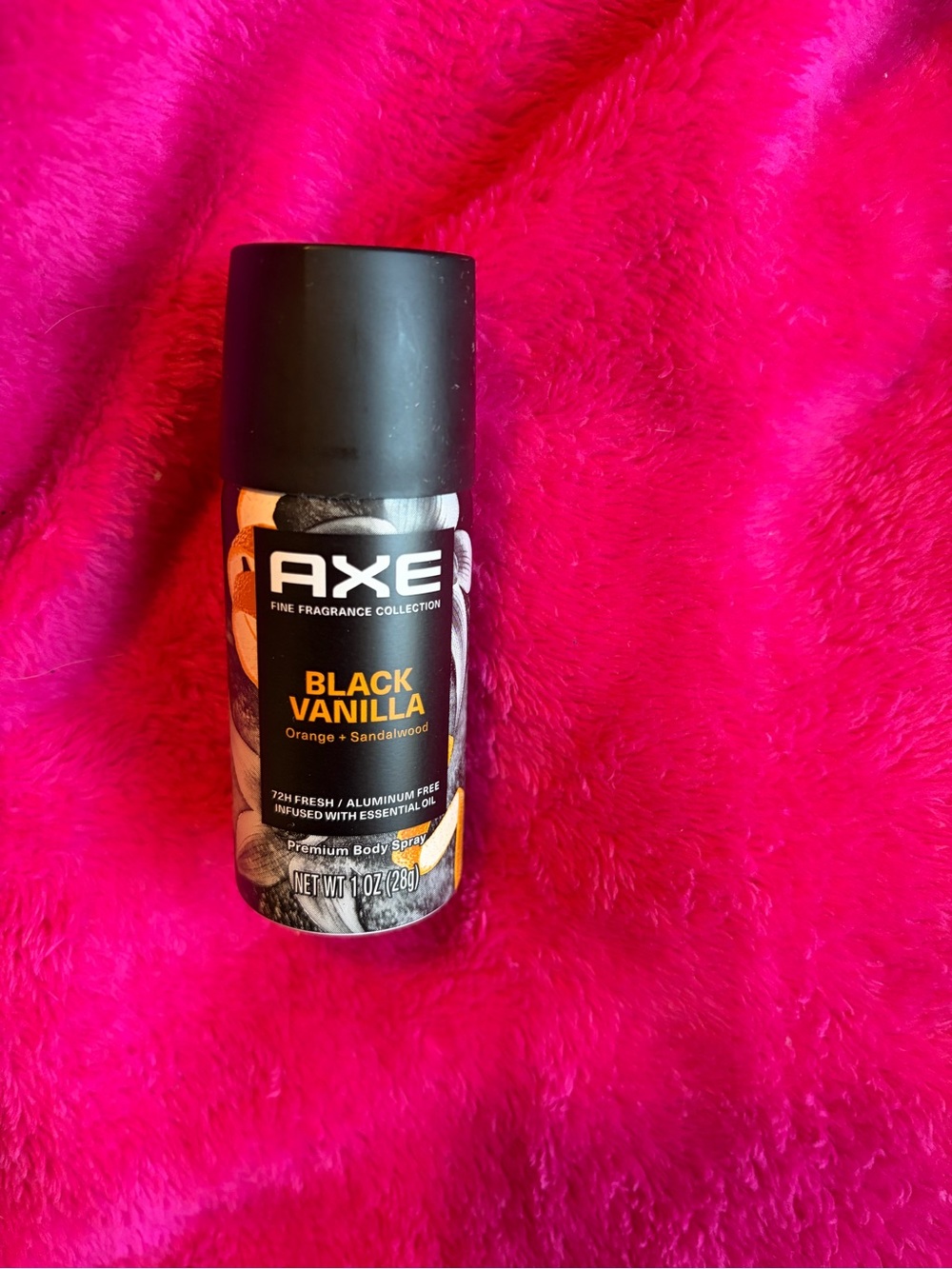 AXE Black Vanilla Body Spray for Men - Black